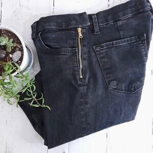 J Brand ~ Camille ~ Piano Black ~ Sz 26   Goth   Grunge   Preppy  Casual